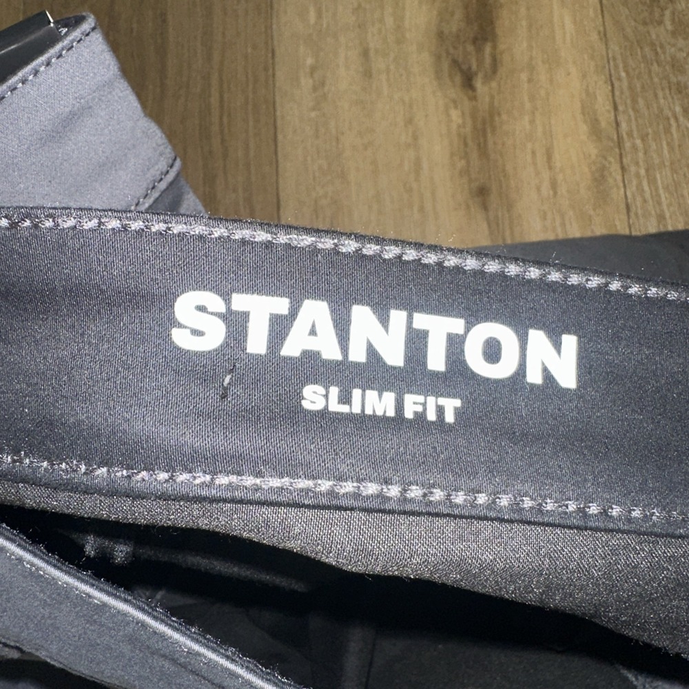 DKNY Mens Size 38x30 Stanton Slim Fit Ultimate Stretch Gray 5 Pockets Pants NEW - Picture 7 of 12